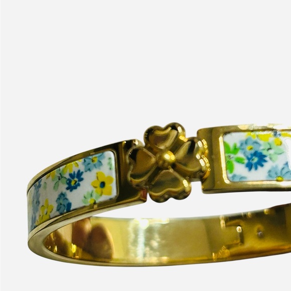 Kate Spade Heritage Spade Flower Hinged Bangle - Picture 7 of 7